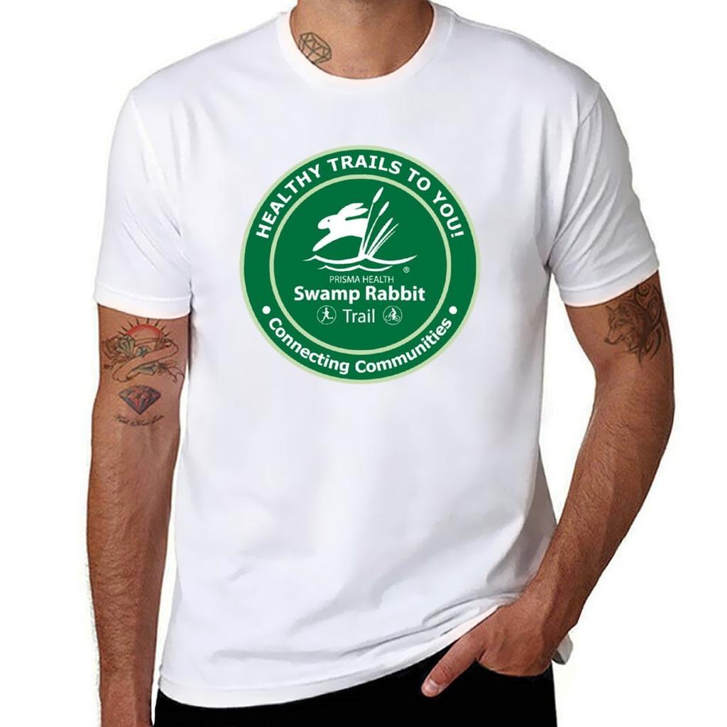 Retro Swamp Rabbit Trail TShirt Breathable Sportswear TShirt for Unisex