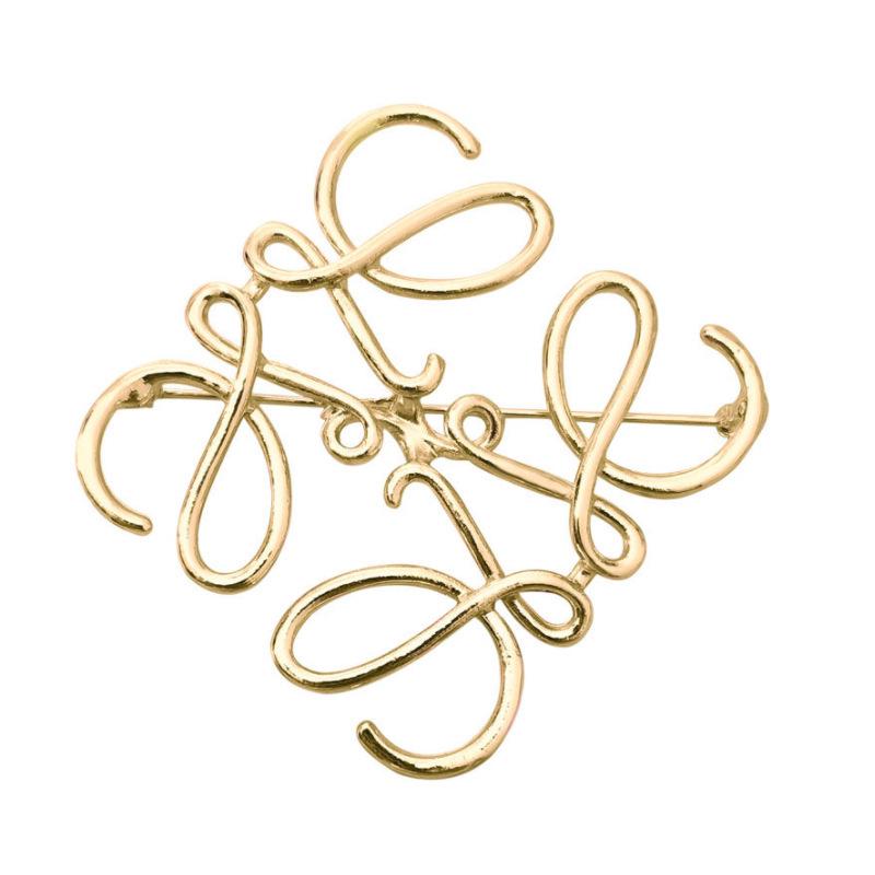 

Qifu 2022 Модная брошь-цветок - Стильный модный аксессуар золотой