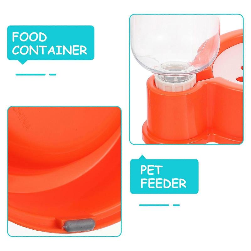 Automatic Cat Water Dispenser Combined with Food Bowl for Storage 3Pcs
