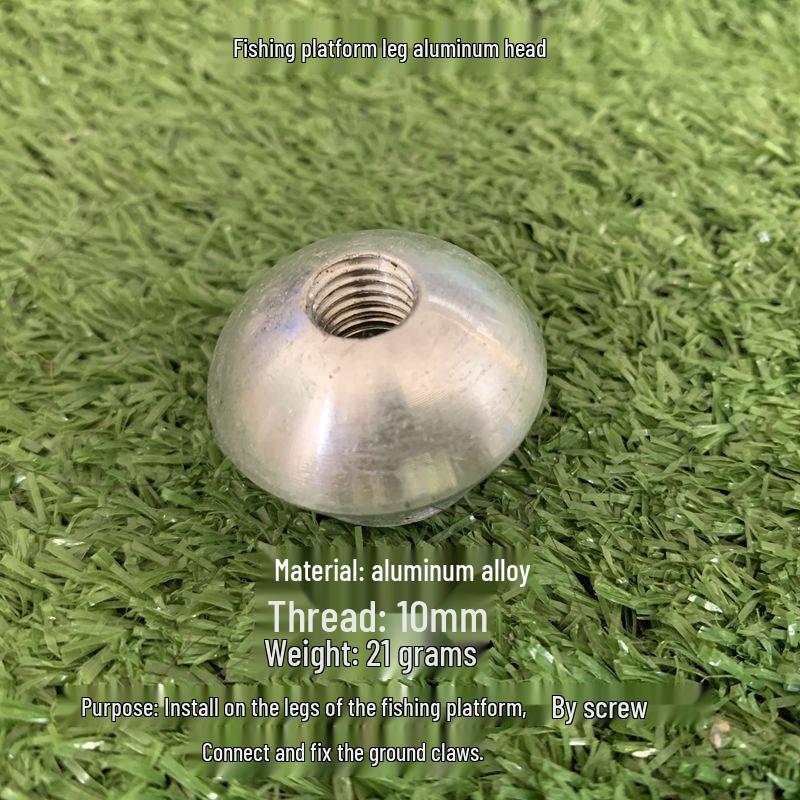 DIY Fishing Platform Cannonball Rod Holder - Universal Adjustable Stainless Steel Nut & Horn Lamp Holder Accessories