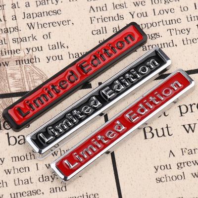 3D Μεταλλικό Χρωμίου Περιορισμένη Έκδοση Αυτοκόλλητο Αυτοκινήτου Έμβλημα Μοτοσικλέτας