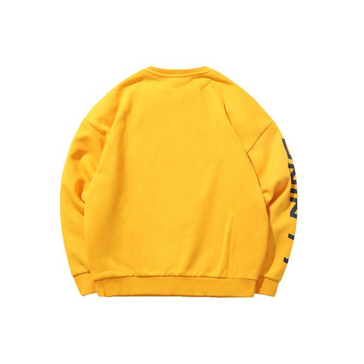 Li Ning Long Sleeve Round Neck Sweatshirt Unisex sweatshirt Oil-Yellow AWDP932-4