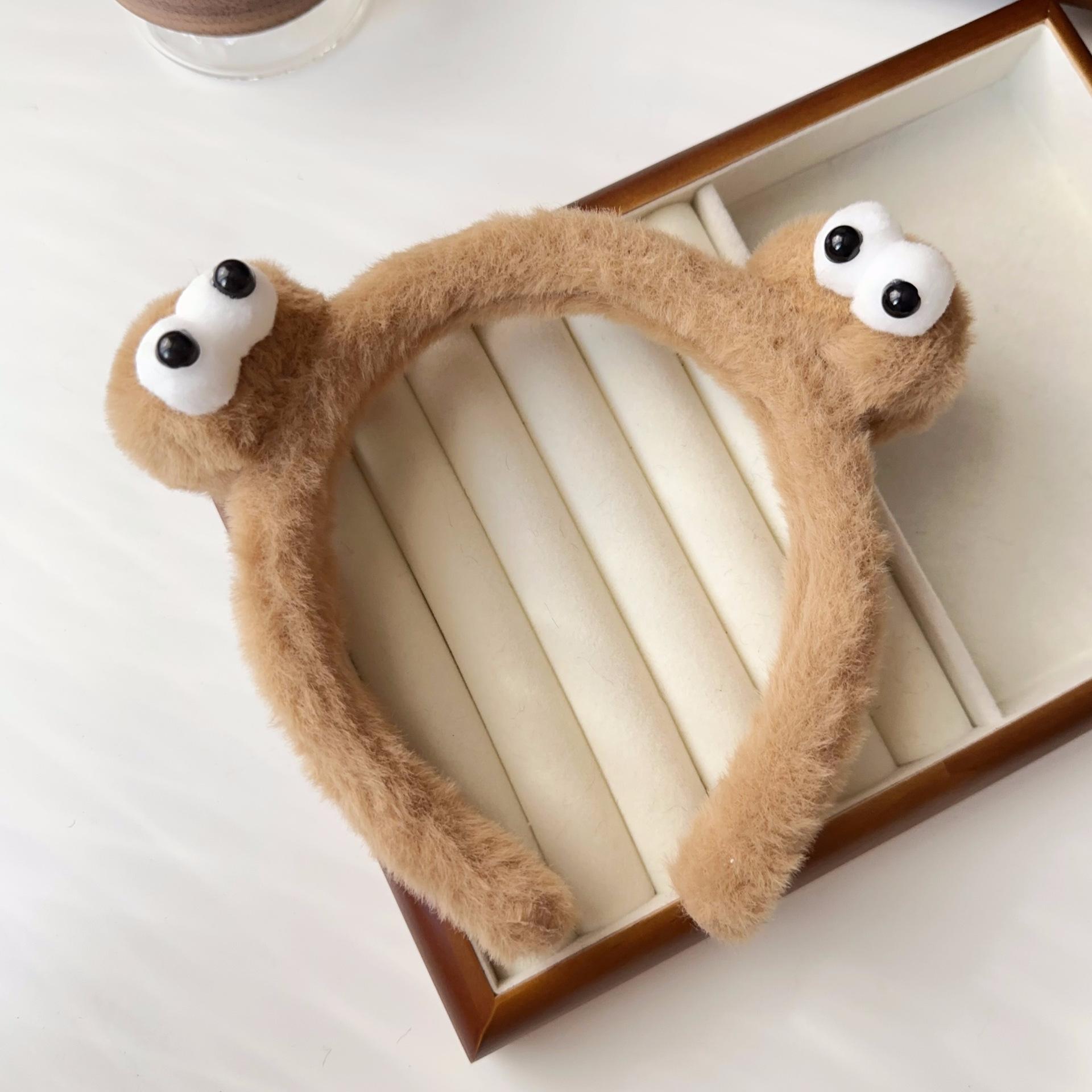 

Плюшевые брикеты, повязка для волос, женская повязка на голову под давлением, нескользящая повязка на голову, детская открытка для волос, милый пучок волос, головной убор кофейный