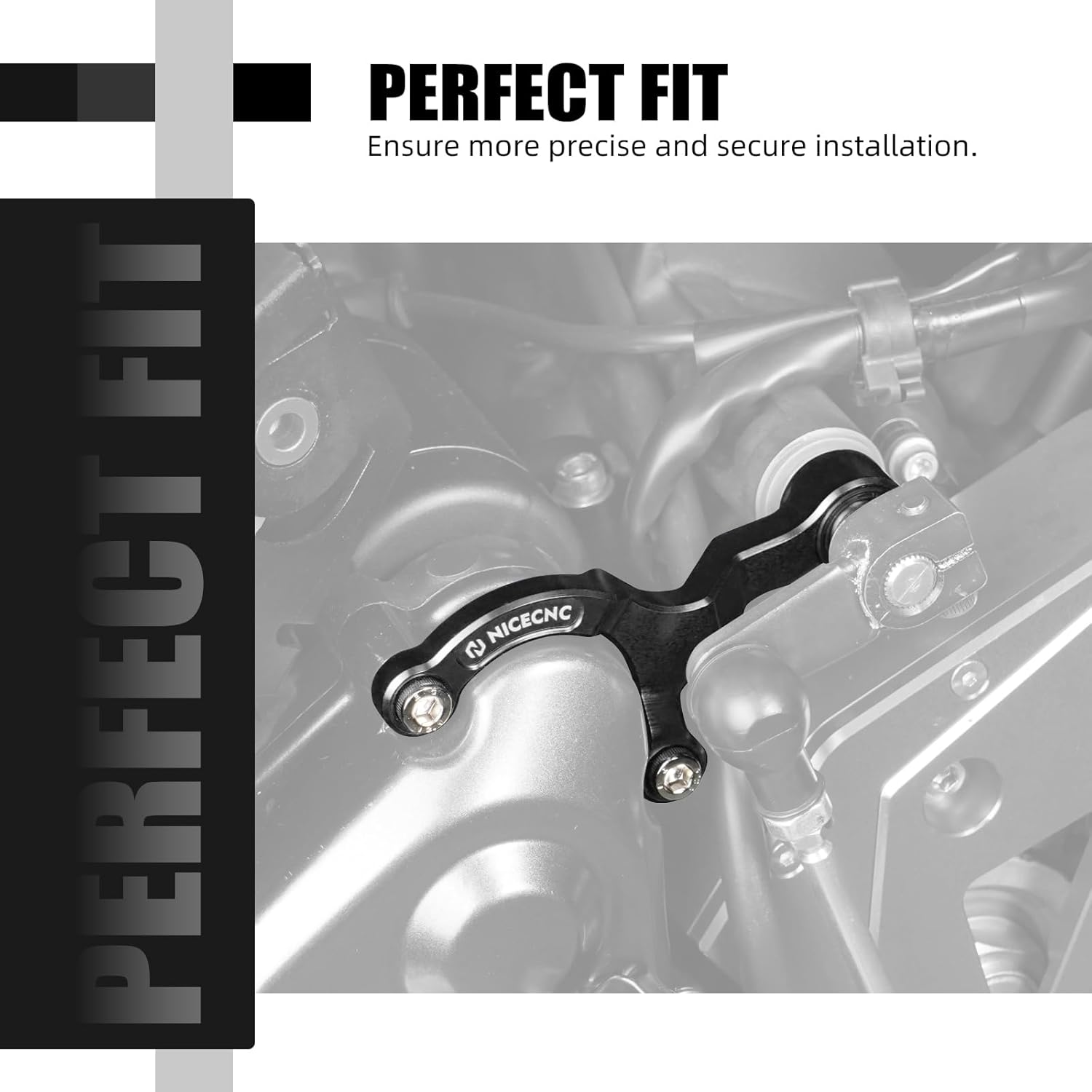 

NICECNC Black Shift Stabilizer Gear Shift Support Compatible with Yamaha Tenere 700/XTZ700 2019-2024,Tenere 700 Rally Edition 2020-2024,Tenere 700