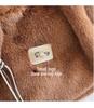 Schicke Plüsch-Umhängetasche für Damen - 2025 Herbst/Winter Nischen-Design Schulterhandtasche