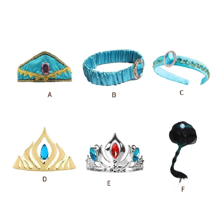 Süßes Kopfschmuck Großes Kristall Stirnband Klassisches Arabische Prinzessin Kostüm