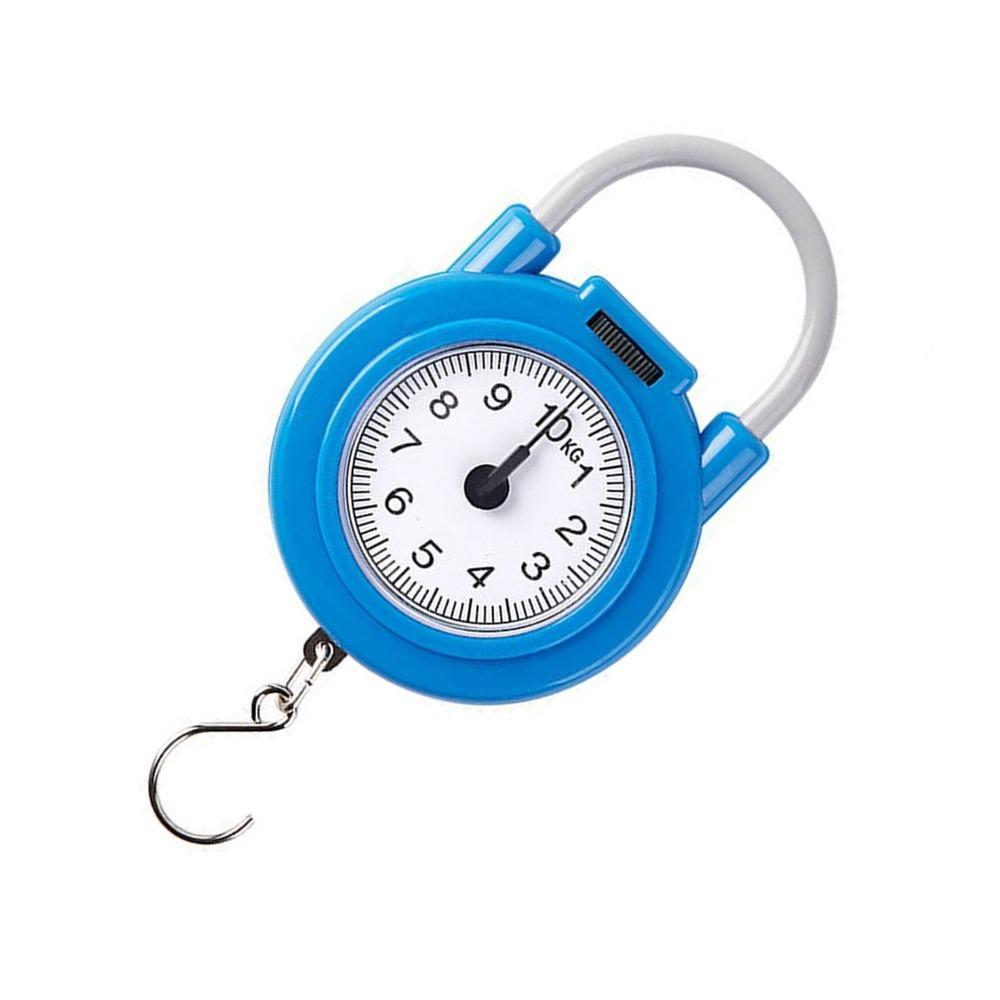 Plastic Stainless Steel Handheld Scale 10kg/22lb Load Capacity Kitchen Scale Household Outdoor