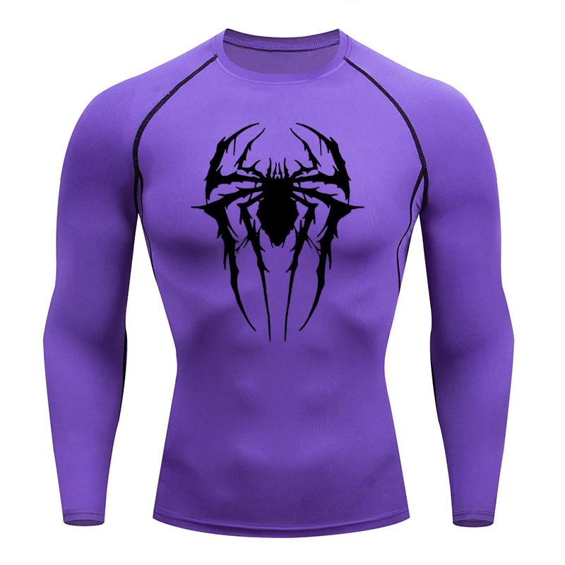 Sportswear Men Gym Compression T Shirt Running Long Sleeve Sports T-shirt Elastic Quick Dry Sport Tops Tee Athletic Shirts Men