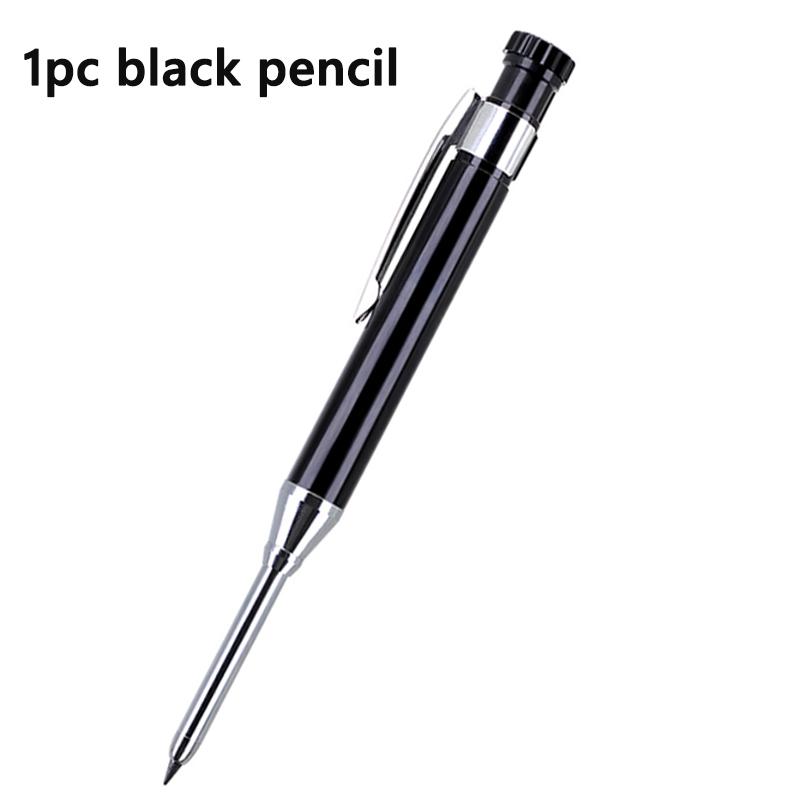 2.8mm Professional Metal Long Head Woodworking Mechanical Pencil or Lead Refills, for Carpenter Marking Engineering Drawing Tool