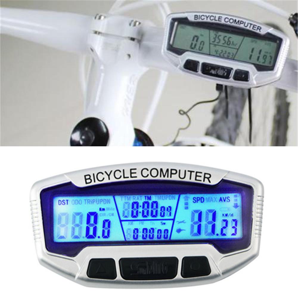 Cheap ABS LCD 28 Functions Cycling Speedometer Bicycle Computer Odometer Velometer Joom