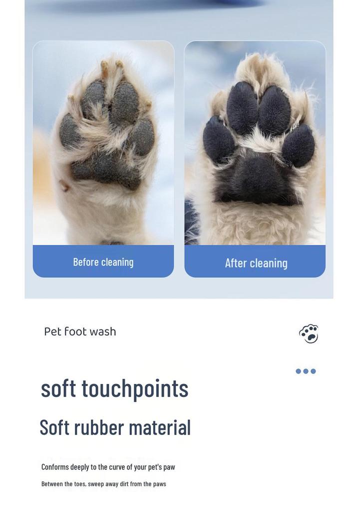 Pet Paw Washing Cup - Puppy & Cat Cleaning Tool