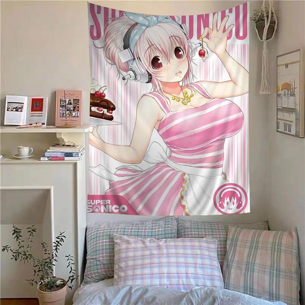 VIKAMA 2026 New Supersonic Manga Tapestry  Classic Anime Wall Hanging  Aesthetic Decor for Living Rooms Bedrooms and Dorms