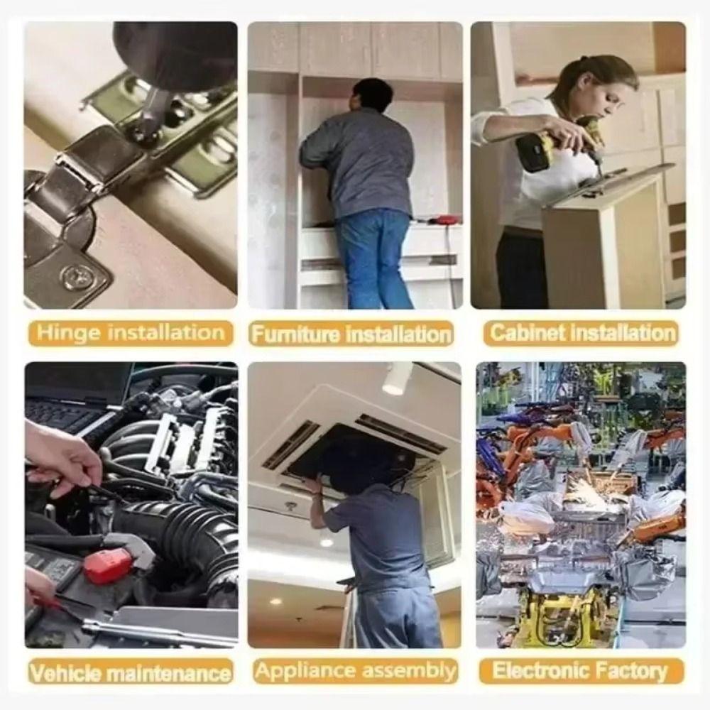 3pcs Magnetic Magnetic Screwdriver Bit Anti-Slip Design Magnetizer Ring  Metal Working