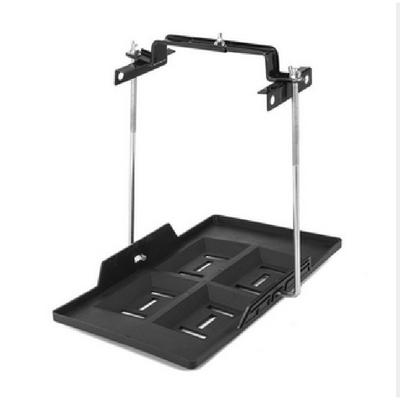 Car Storage Battery Holder Hold Down Tray Adjustable Bracket 23Cm Screw Rod Abs