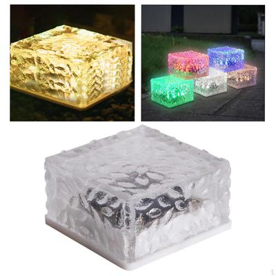 Brick Lamp Floor Tile Light Landscape Pavers for Walkway, Lawn, Landscape, Yard
