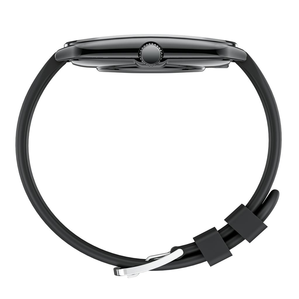 MT61 Ultra Thin Smart Watch 1.96 Inch AMOLED Curved Screen Bluetooth-Compatible Calling Health Monitor,Silicone Strap