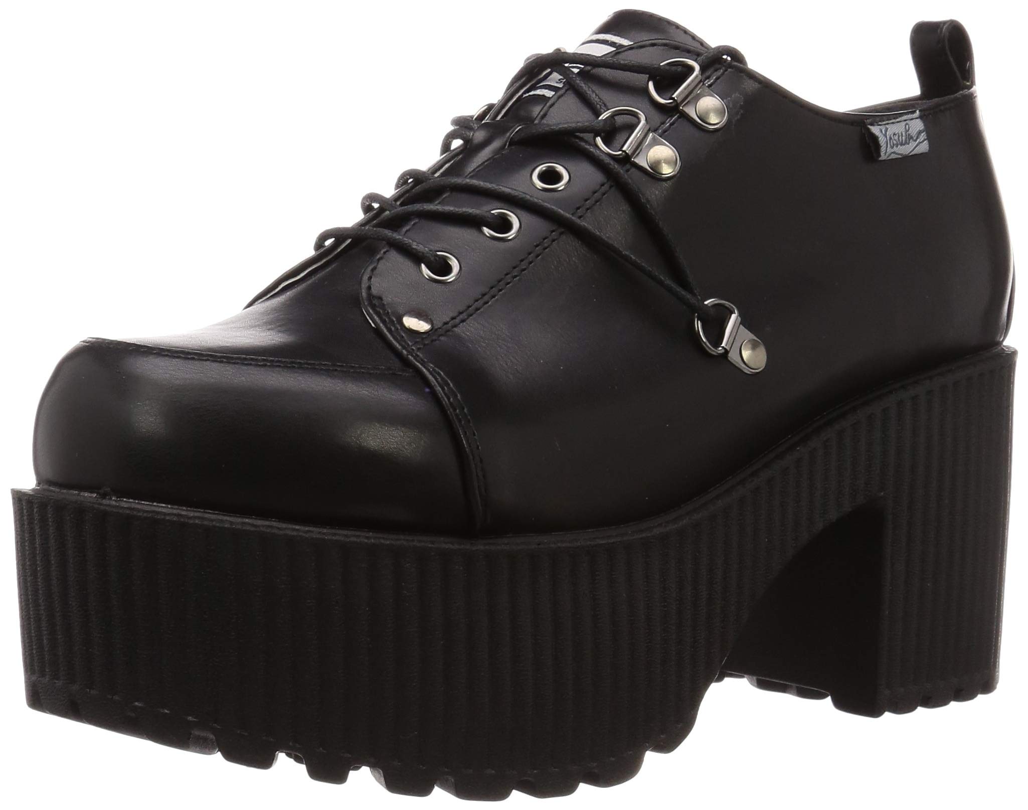 

Yosuke Men s Platform Lace-Up Shoes, Black, Size 26cm, 2608067