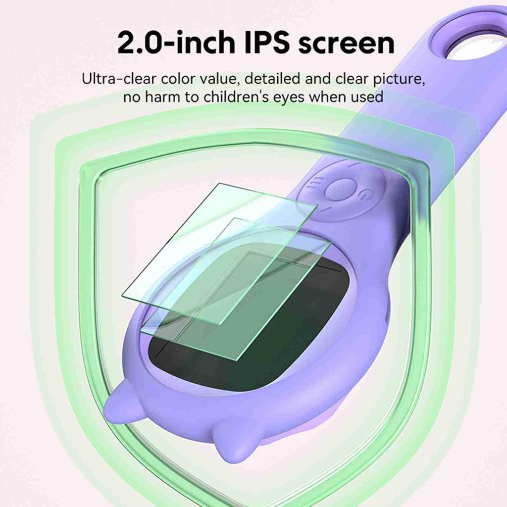 1080P Mini Microscope for Kids 500X Magnification Portable Handheld Magnifying Glass Rechargeable LE