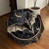 1pc Gothic Bat Moon Night Artwork Umbrella with Plastic Handle,Suitable for All Seasons Home Travel Outdoor UmbrellaDD090
