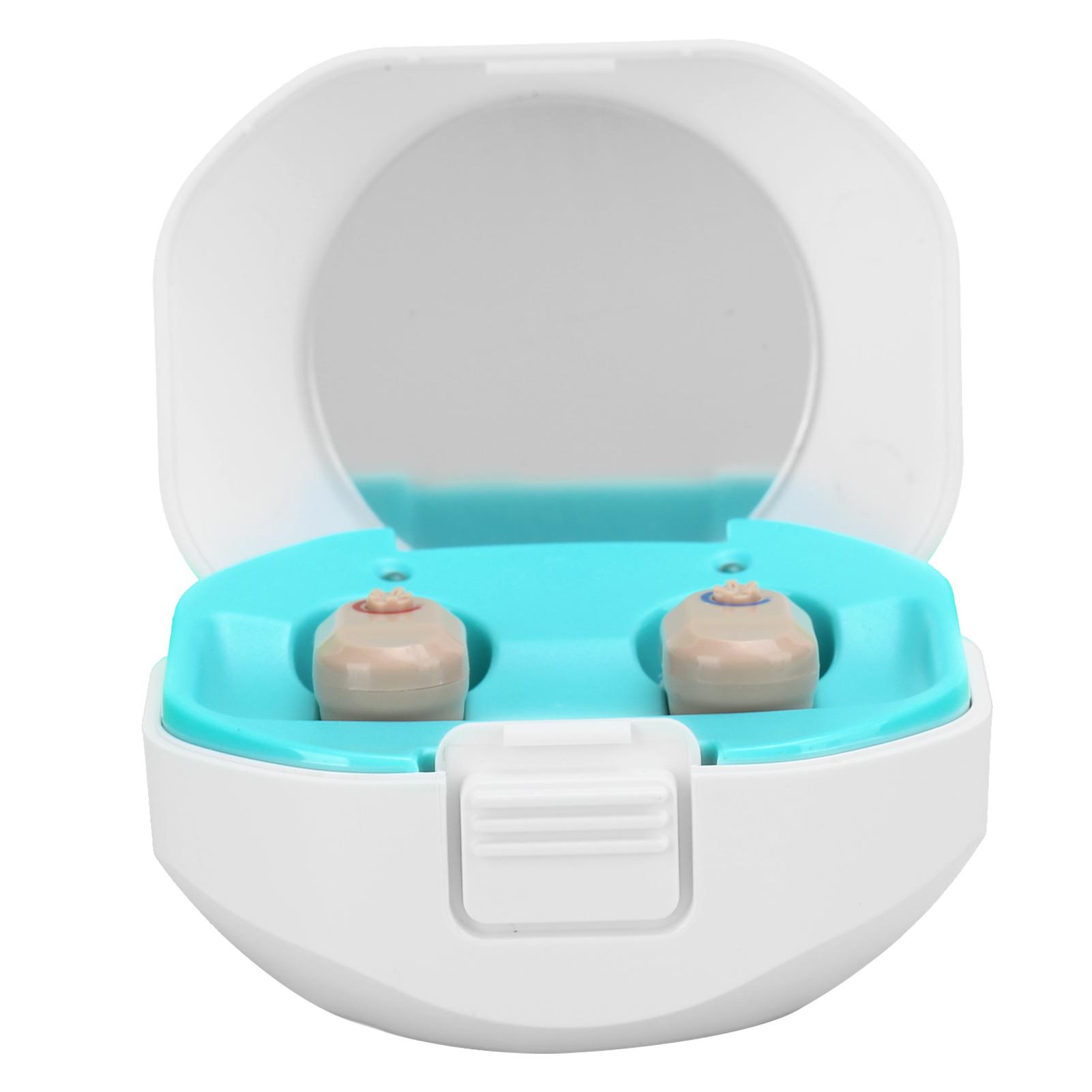 

Двойной слуховой аппарат с прямой зарядкой, наушники, ушной вкладыш с отсеком для зарядки телесного цвета