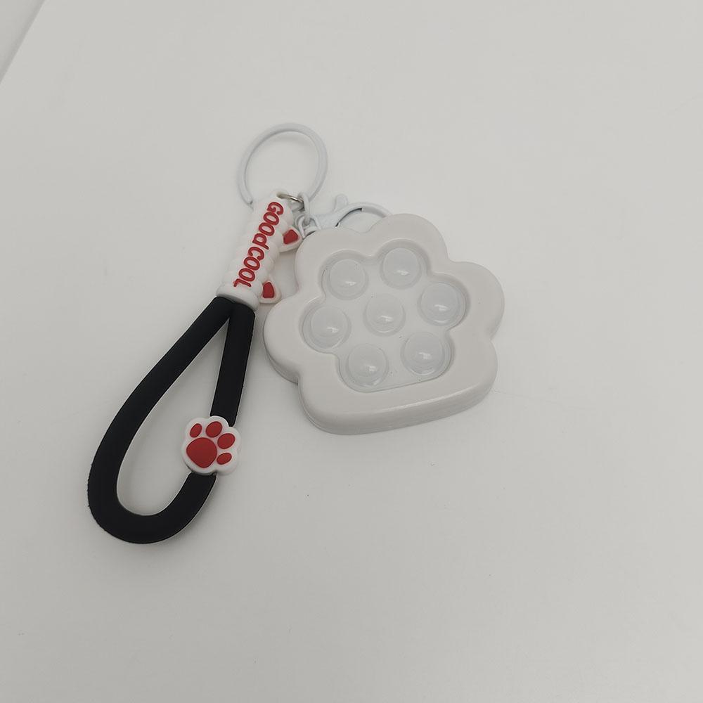 

Cartoon Creative Cat Claw Keychain Delicate Gift Couple Key Chain Pendant Decompression Toys