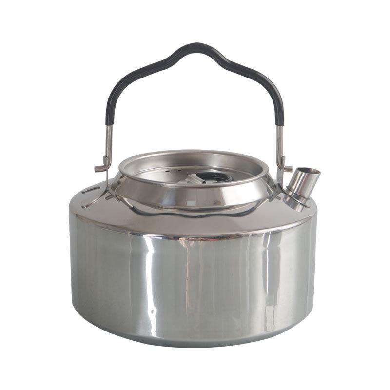 Ultralight Stainless Steel Camping Kettle - Portable Outdoor Use