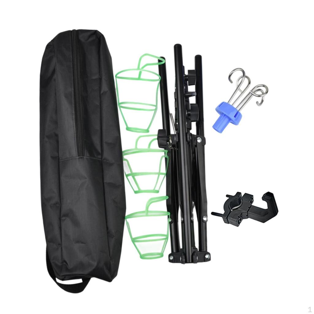 Infusionsständer Verstellbar Tropfbeutelständer Ernährungsschlauchhalter Faltbar für Bett Pflege Reise