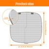 Air Fryer Fine Mesh Splash Cover Stainless Steel Splatter Screen Splatter Guard for Ninja Foodi AG300 AG300C AG400 Oil-proof Net
