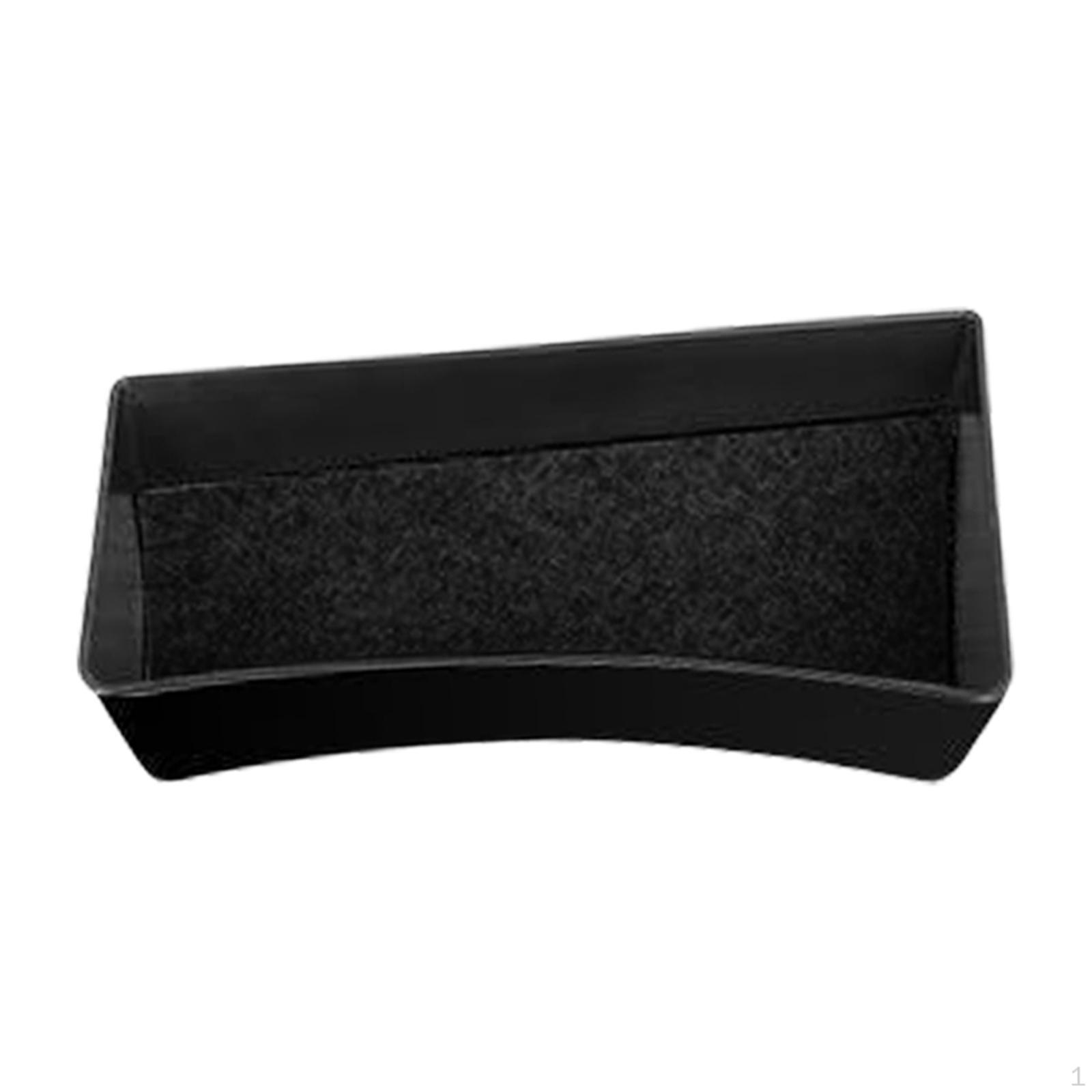 

Behind Screen Car Organizer Tray Storing Glasses Paper Towels with Felt Mat Nonslip for Atto 3 Instrument Panel