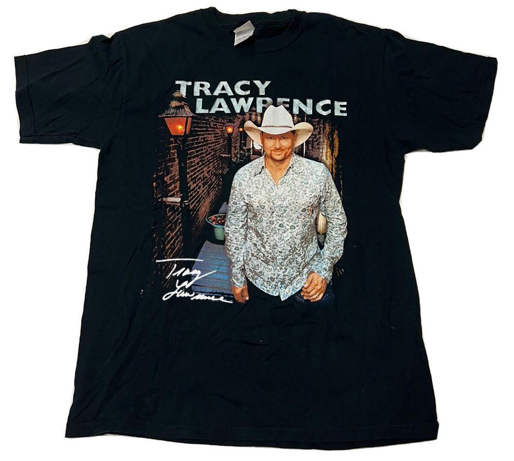 

Tracy Lawrence Country Music Tour Cities Unisex T-Shirt Full Size UB319 2XL