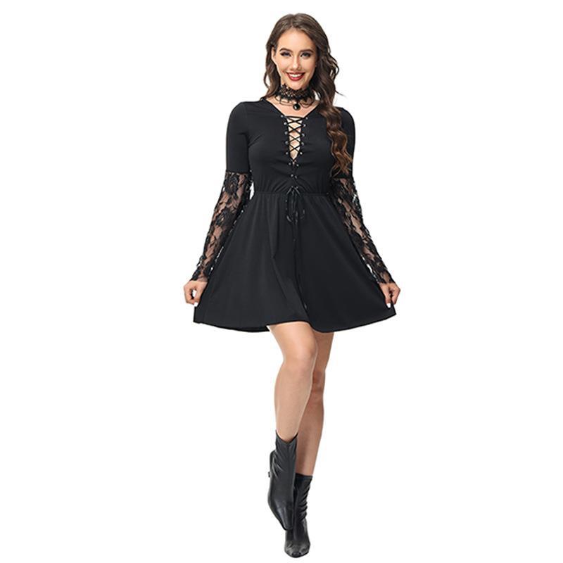 New Halloween Witch Wizard Cosplay Masquerade Uniform