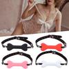 Bone-Shaped Silicone Ball Gag Adjustable BDSM Mouth Restraint for Bondage Roleplay Soft Body-Safe Discreet Adult Toy for Couples' Play