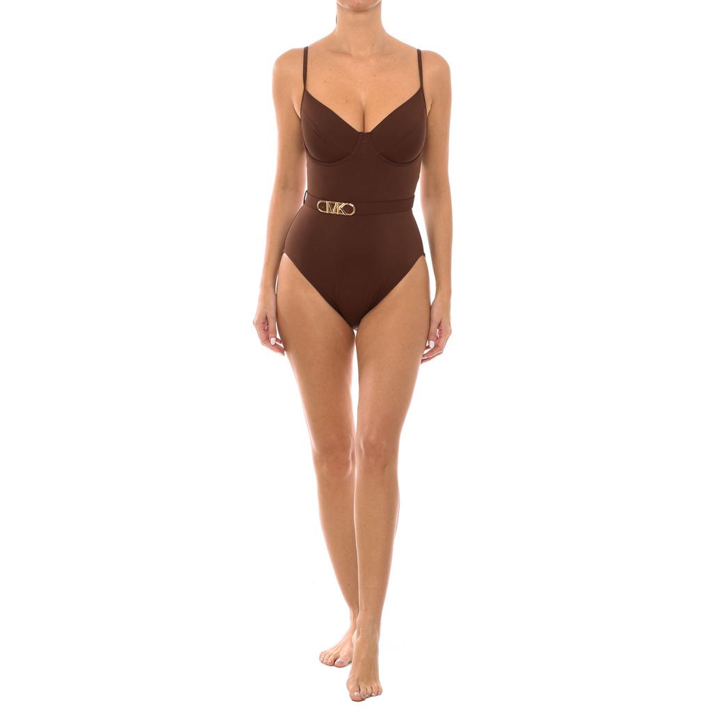 Women's Retro Underwired Swimsuit with Belt MM1N615