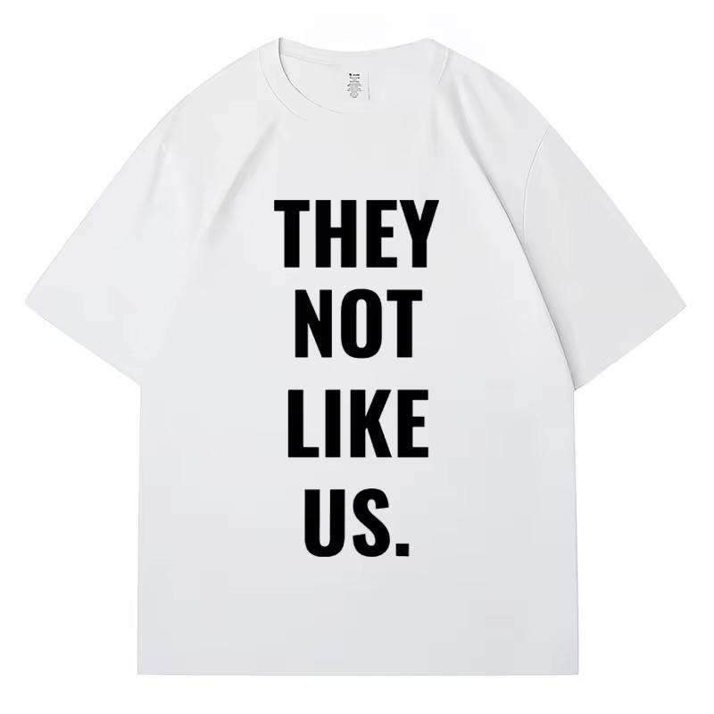 Streetwear Kendrick Lamar They Not Like Us T-Shirt New Song Album Tees RAP HIP HOP Oversize Fans Gift Unisex Fashion Casual Tops