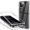 Protective Case - iPhone - 13 Pro Max - Transparent - 360° Full Protection - Hybrid Polycarbonate