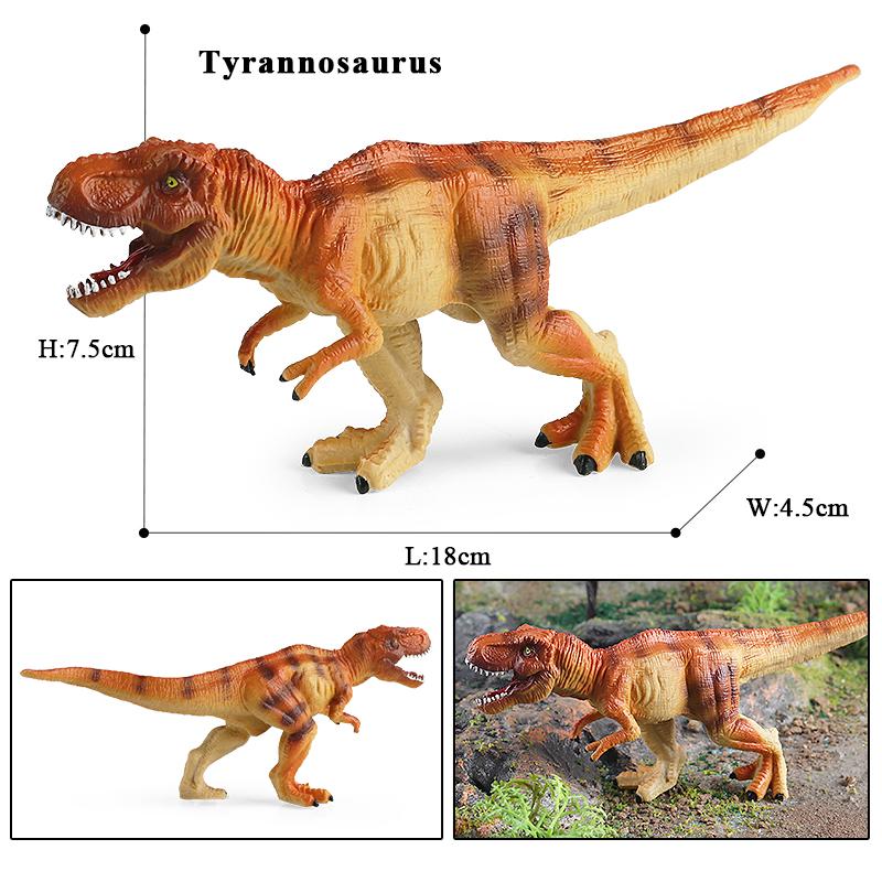 Figurine Oenux Dinozauri Jurasici T-Rex Velociraptor Spinosaurus Dilophosaurus Model Animal Figurine de Acțiune Colecție Jucărie pentru Copii