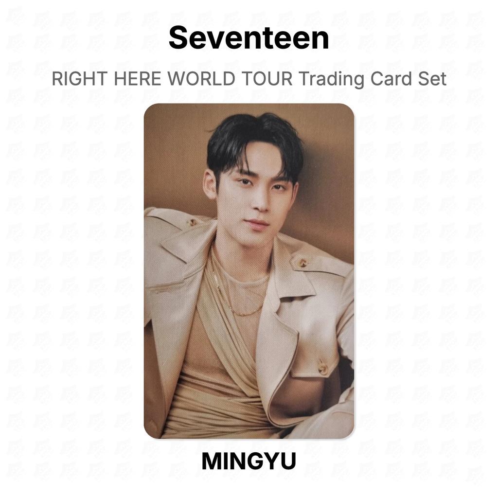 Seventeen RIGHT HERE WORLD TOUR Trading Card Set Official Photocard