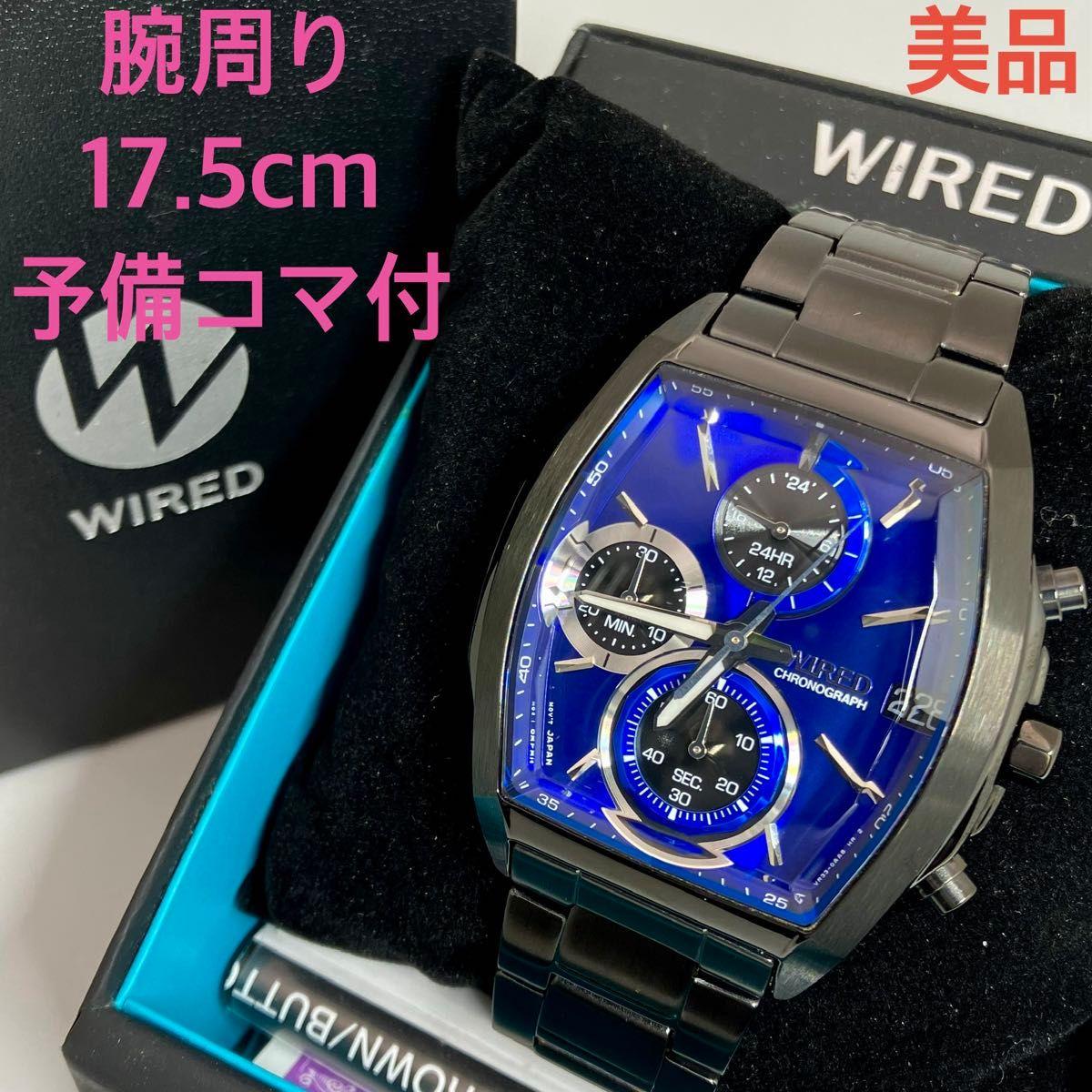 Used SEIKO Wired WIRED Chronograph Men s Watch Reflection VR33-0AB0 AGAV125