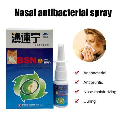 Kräuter-Nasenspray eignet sich für Rhinitis Sinusitis Verstopfte Nase und laufende Nase durch Erkältungen Nasentropfen Pflege