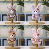 Plush Bunny Keychain Toy With Pp Cotton Filling For Kids And Adults
