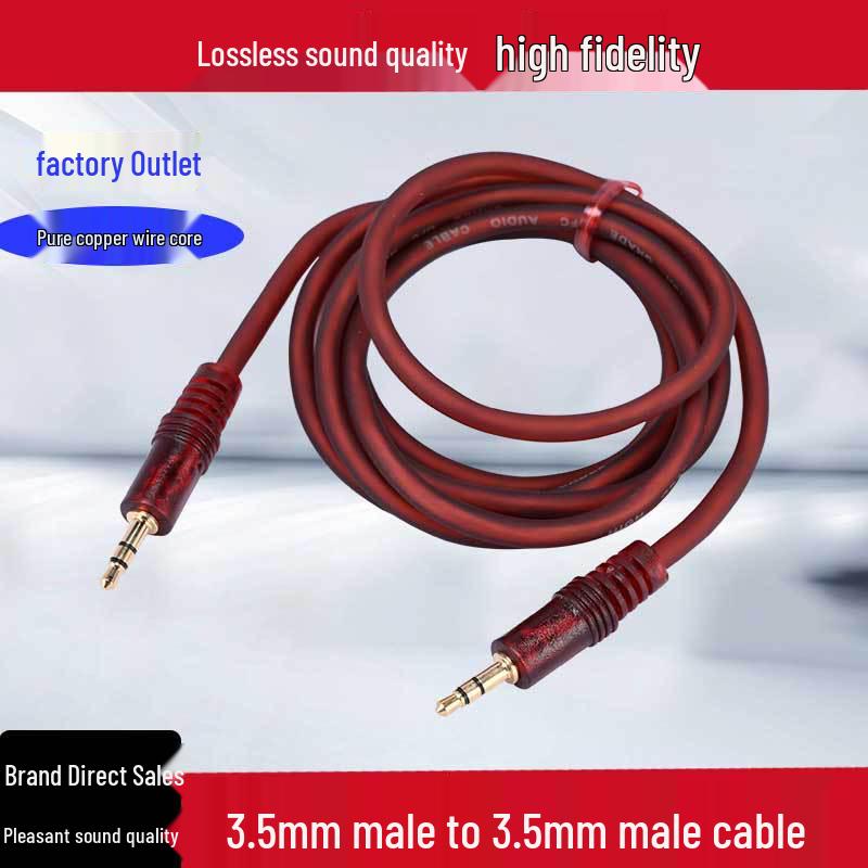 3.5mm Male-to-Male Soft Cable: 3.5 to 6.5mm Audio Cable for Speaker, Microphone, Phone, and Computer Sound Systems.