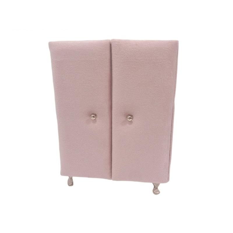 Schmuckschatulle in Sofaform, wunderschönes Schmucketui, Schmuckaufbewahrungsorganisator, Plüschstruktur zur modischen Schmuckaufbewahrung