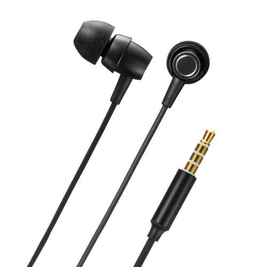 Sanwa Supply Stereo Earphones with Microphone MM-HS707BK Black
