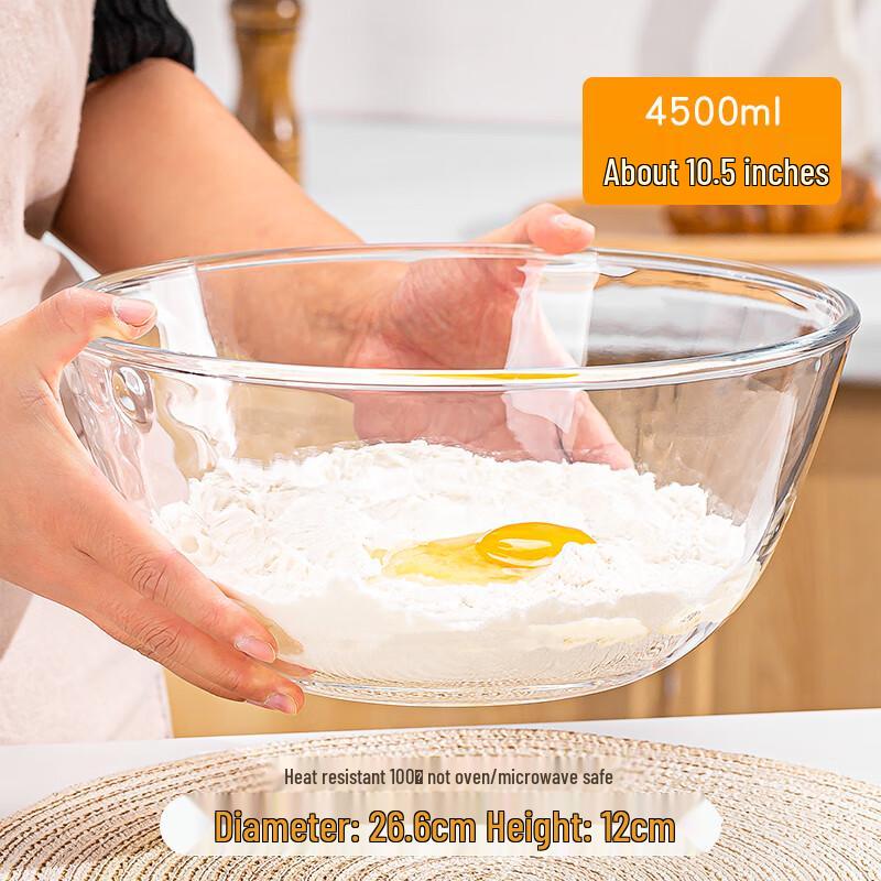 Thickened Glass Mixing Bowl