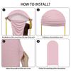 Two-Color Arch Cover Festival Balloons & U-Shaped Background Cloth Party Decoration