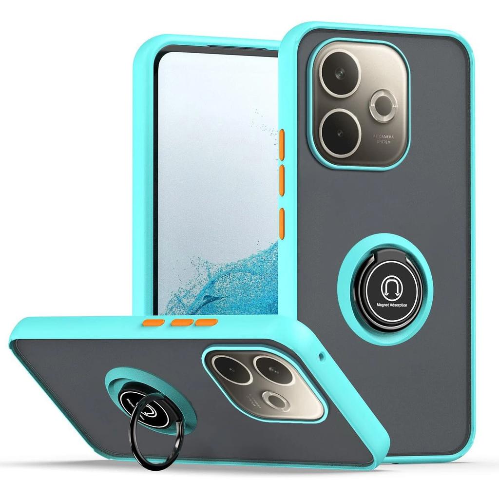 Nárazuvzdorný matný kryt Armor pro OPPO A5 Pro 5G Ochranný kryt Kroužek Magnetický stojánek Držák Zadní kryt Coque Fundas