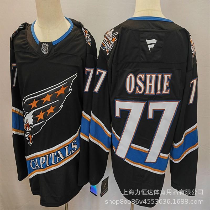 Ice Hockey Jersey Mens Team USA Capitals Embroidered Training Sports Uniform