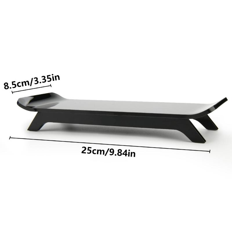 Lautsprecherständer Halter Stilvolle Acryl-Aufbewahrungsbasis mit rutschfesten Füßen für die Schreibtischplatzierung