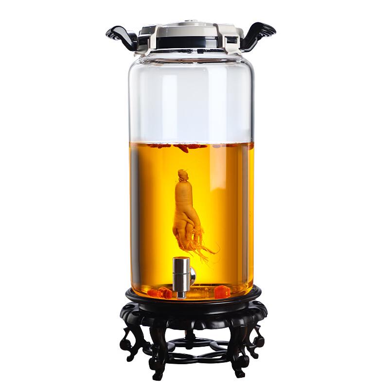 Naijiang Lead-Free Glass Infusion Jar with Faucet