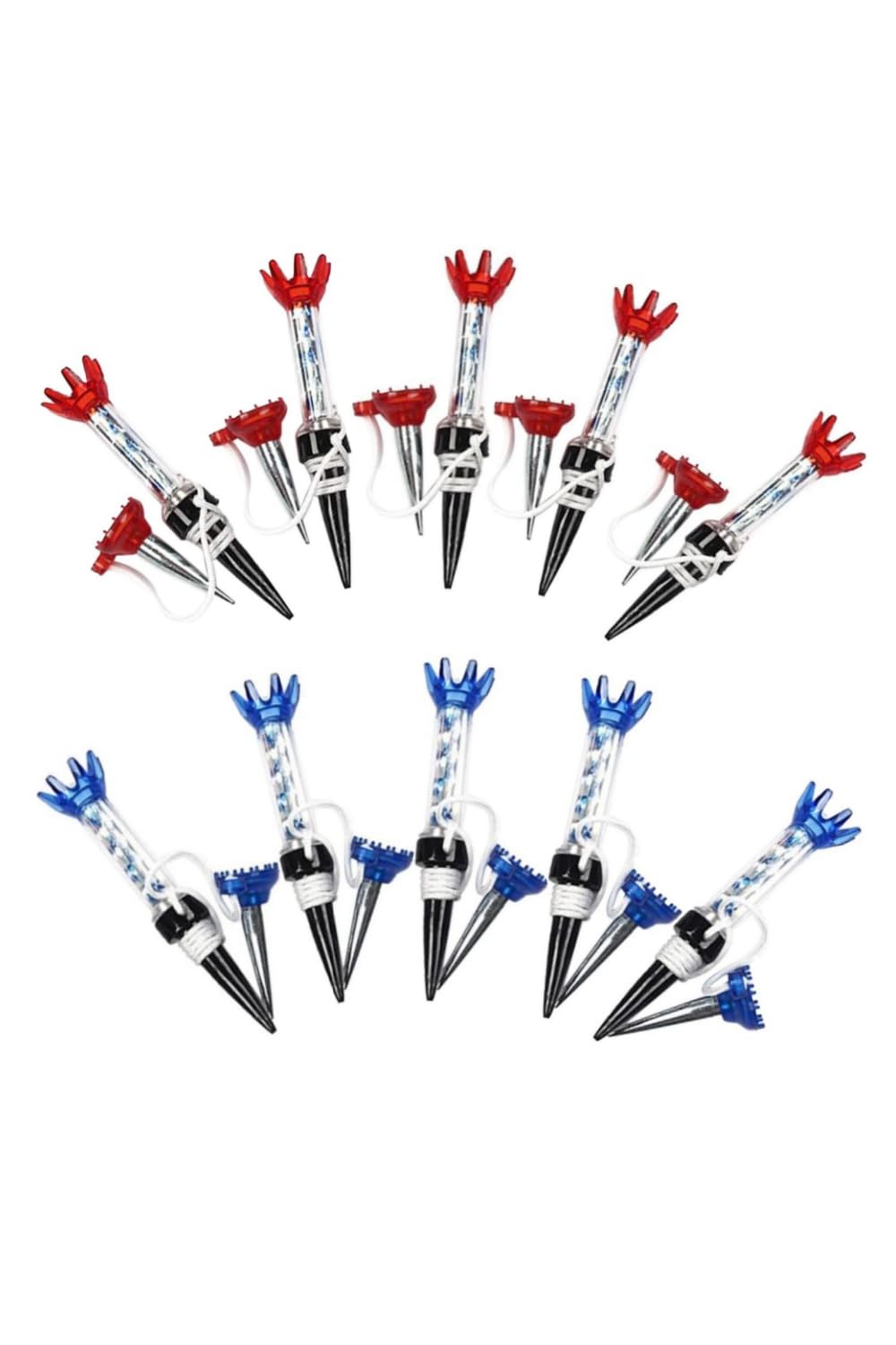 YFFSFDC Ти для гольфа Магнитный ти Длинный ти Держатель для ти красный